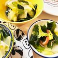 みなとのまんま's cooksnap of when they made 蟹カマ入り☆白菜とワカメの柚子ポン酢和え.
