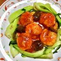 お料理ニャロメ's cooksnap of when they made 簡単！小エビの エビチリ.