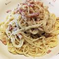 ひと№007's cooksnap of when they made 本格カルボナーラ(ミルクなし).