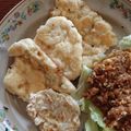 クックM1J40S☆'s cooksnap of when they made ナン（ホットケーキミックス＋絹ごし豆腐）.