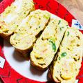 kinniko's cooksnap of when they made 絶品！かにみその出汁巻き卵.