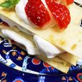 やまきょんきょん's cooksnap of when they made 食パンで簡単おやつ❀　苺ミルフィーユ♡.