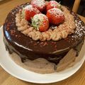 たららんママ's cooksnap of when they made バレンタイン★いちごチョコレートケーキ★.