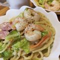 もちっこ橙色's cooksnap of when they made シーフードとキャベツの味噌クリームパスタ.