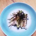 クックCKF4YZ☆'s cooksnap of when they made 大根サラダ梅なめ茸のせ.