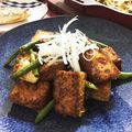フジぽん's cooksnap of when they made 絹厚揚げのカレー風味・甜麺醤醤油炒め.
