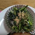 るるそら's cooksnap of when they made 簡単！時短！ほうれん草の胡麻和えおひたし.