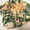 viviouji's cooksnap of when they made 簡単！しゅんぎくの白和え.
