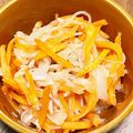 味噌の国から's cooksnap of when they made 人参と玉ねぎとツナのサラダ.