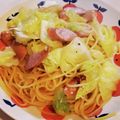 七星てんとう's cooksnap of when they made ワンパンで作る　ベーコンのペペロンチーノ.