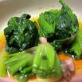 Luxemburg's cooksnap of when they made ちぢみほうれん草のオリーブオイルおひたし.