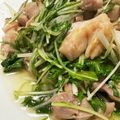 菜つ実☆ミ's cooksnap of when they made 水菜と鶏もも肉の簡単塩焼き.