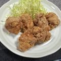 ゆーやん_922's cooksnap of when they made タピオカの粉でカリカリ唐揚げ♪.