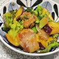 QPはにー's cooksnap of when they made ♡豚肉と薩摩芋とブロッコリーのマヨ炒め♡.