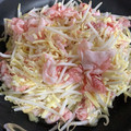 Cheer8's cooksnap of when they made 超簡単♡もやしと豚のチーズ焼き♡.