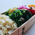 hiroerico's cooksnap of when they made 菜の花としめじの辛子和え✿.