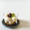 ＊tenten＊'s cooksnap of when they made 簡単お月見デザートフワフワ豆腐白玉白玉粉.