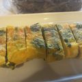 くじら食堂's cooksnap of when they made ✿ฺわかめ✿ฺ入り玉子焼き.