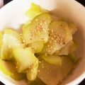 ゆずこゆず's cooksnap of when they made 嫁も認めるハヤトウリ ナムル風.