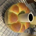 クックCLYJGF☆'s cooksnap of when they made HB小松菜バナナ豆腐ちぎりパン♡離乳食も.