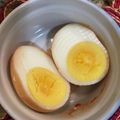 saki1010's cooksnap of when they made 【作り置き】韓国風ピリ辛半熟味玉.
