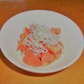 エコー＊＊'s cooksnap of when they made トマトとしらすのサラダ.