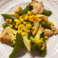 ちゃまたまご's cooksnap of when they made ＊鶏皮ときのこのオイスターソース炒め＊.
