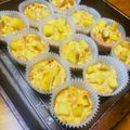 まゆー♪'s cooksnap of when they made 米粉のさつまいもマフィン(6個分くらい).