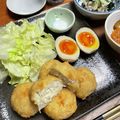 sz55's cooksnap of when they made 豆腐と蟹のふわふわ団子揚げ.