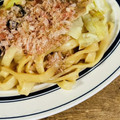 カズ形33's cooksnap of when they made 我が家の焼きうどん.