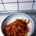 クックJ1OIVT☆'s cooksnap of when they made 大根と人参の紅白炒め.