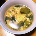 cotton777's cooksnap of when they made 牛肉だしの素で！卵わかめスープ.