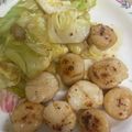 クックY6SN84☆'s cooksnap of when they made 帆立のバター醤油焼き*キャベツがポイント.