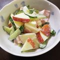 クックMO63WW☆'s cooksnap of when they made ◆糖尿病◆リンゴときゅうりのサラダ.