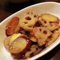 たろママン's cooksnap of when they made サツマイモ＆レンコンのバター醤油きんぴら.