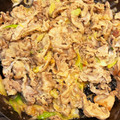 クックUNDGFY☆'s cooksnap of when they made 豚こまとネギの味噌麻辣マヨ炒め.
