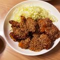 ♡まめのママ♡'s cooksnap of when they made 鶏むね肉の唐揚げ 甘だれ.