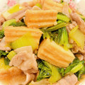 悠LOVE航's cooksnap of when they made 厚揚げとチンゲンサイの中華風炒め.