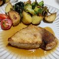 fu♪♪'s cooksnap of when they made モウカザメのムニエル(照り焼きソース).