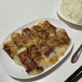 はるか12's cooksnap of when they made おかかもチーズ豚巻き.