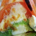 Ebi1783☆'s cooksnap of when they made 簡単☆トマトとアボカドのチーズ焼き.
