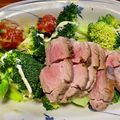 さすらい's cooksnap of when they made ローストポークと冬野菜のごちそうサラダ.
