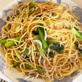 クックZ3M321☆'s cooksnap of when they made 超簡単★小松菜としらすの和風パスタ.
