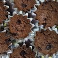 はるかしゅうたママ's cooksnap of when they made アーモンド香る♪チョコチップマフィン♡.