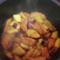 hanmahanma's cooksnap of when they made さつま揚げとさつま芋の煮物.