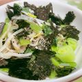 みっくママ's cooksnap of when they made 給食人気メニュー♡簡単！もやし＆小松菜で磯香和え　.