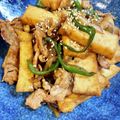 __おもち's cooksnap of when they made ☆厚揚げと豚肉☆甘辛炒め.