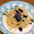 揚げ物love's cooksnap of when they made しらすとタラコのパスタ★大葉レモンの香り.
