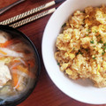 cmama098's cooksnap of when they made ツナと卵のカレー炒飯.
