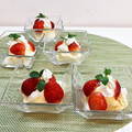 horseland's cooksnap of when they made おうちでカフェ気分＊いちごパフェ.